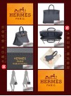 HERMES BIRKIN 25 (Pre-owned) - Bleu Nuit, Togo leather, Rose Gold hardware